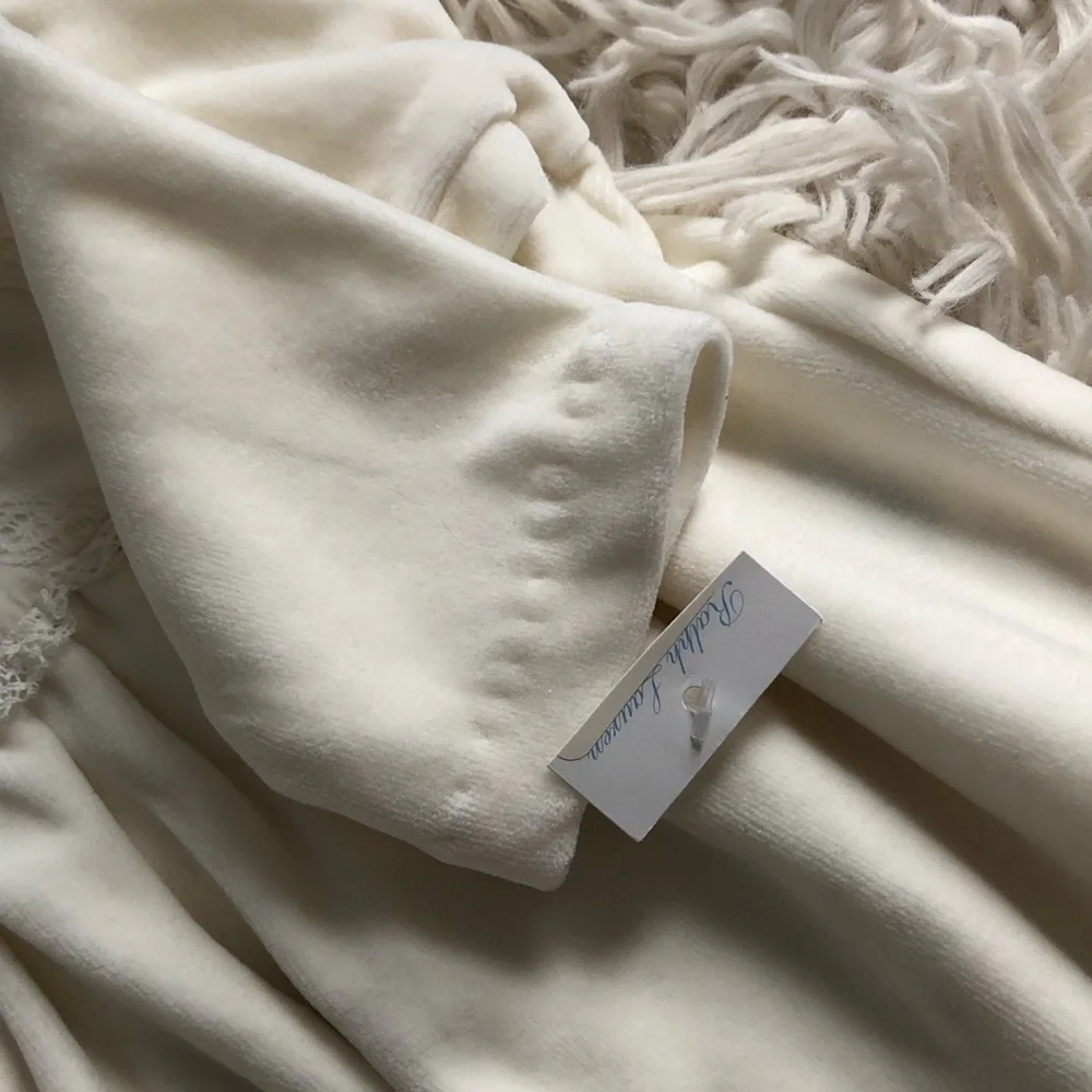 NWT Ralph Lauren Solid Velour Footie Pajamas